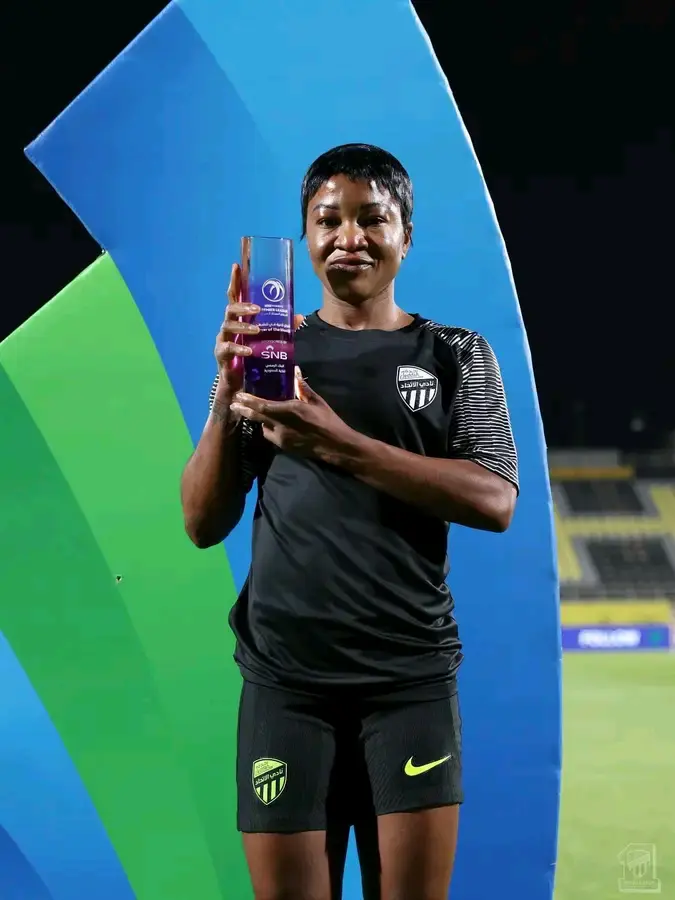 Ordega is named Player of the Month in the Saudi Women’s League.