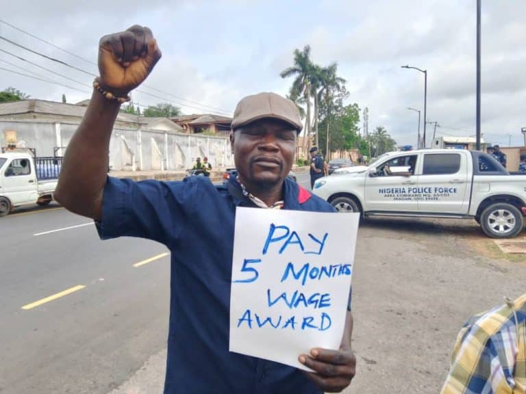 In Oyo, Federal Employees Go on Indefinite Strike Over Unpaid Wages [Photos]