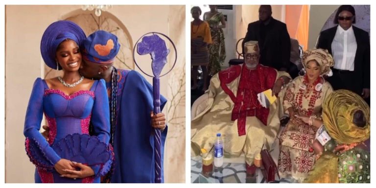 Ex-husband Iyabo Ojo and Tanzanian singer Juma Jux Get Back Together To Celebrate Priscilla’s Traditional Wedding