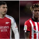 EPL: Martinelli comments on Arsenal’s attempt to recruit Nico Williams