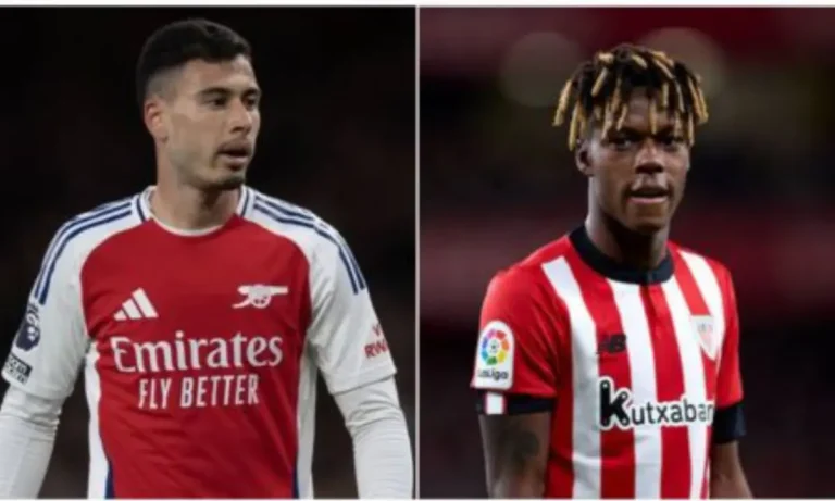 EPL: Martinelli comments on Arsenal’s attempt to recruit Nico Williams