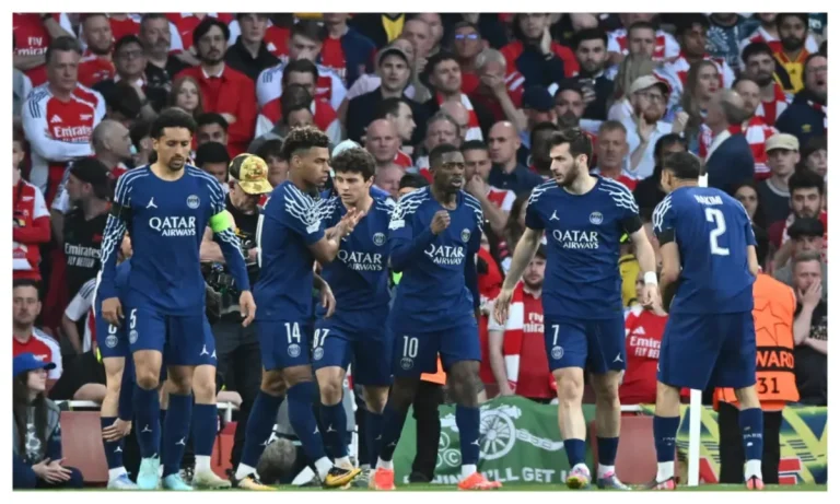 UCL: PSG faces significant injury setback before the second leg against Arsenal