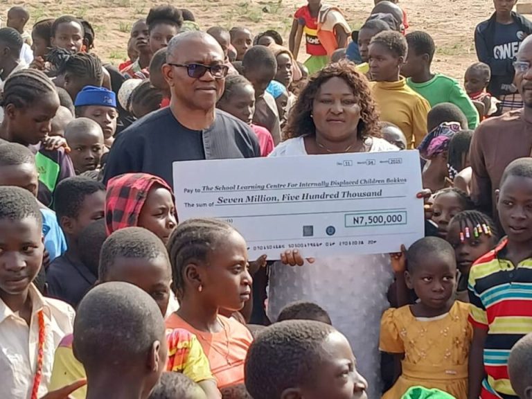 PICTORIAL: Obi gives N7.5 million and visits Plateau killing victims