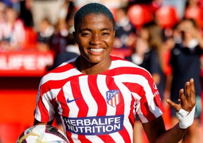 Athletics Rasheedat Ajibade of the Super Falcons is expected to depart from Atletico Madrid.