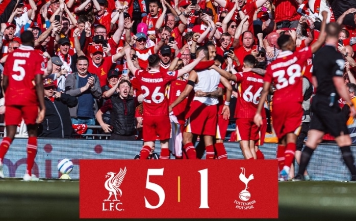 Liverpool Secures 2024-2025 Premier League Championship by Humiliating Tottenham at Anfield