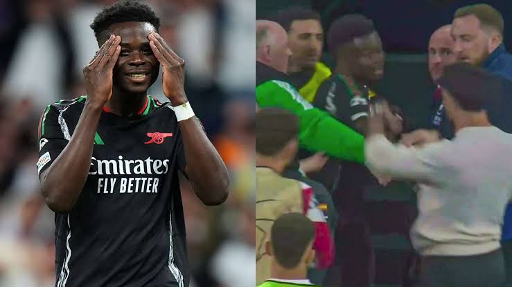 Dani Carvajal of Real Madrid faces a UEFA ban for assaulting Bukayo Saka of Arsenal.