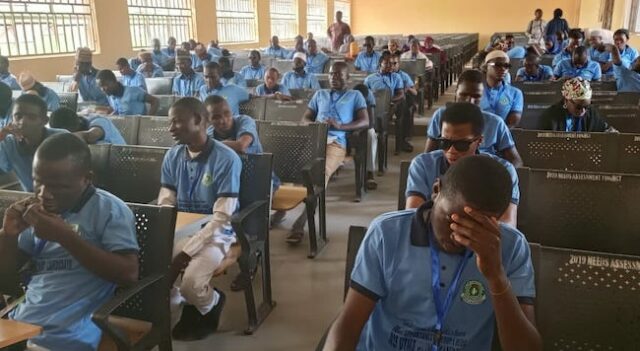 In Kano Center, 92 visually impaired people sit for the 2025 UTME.
