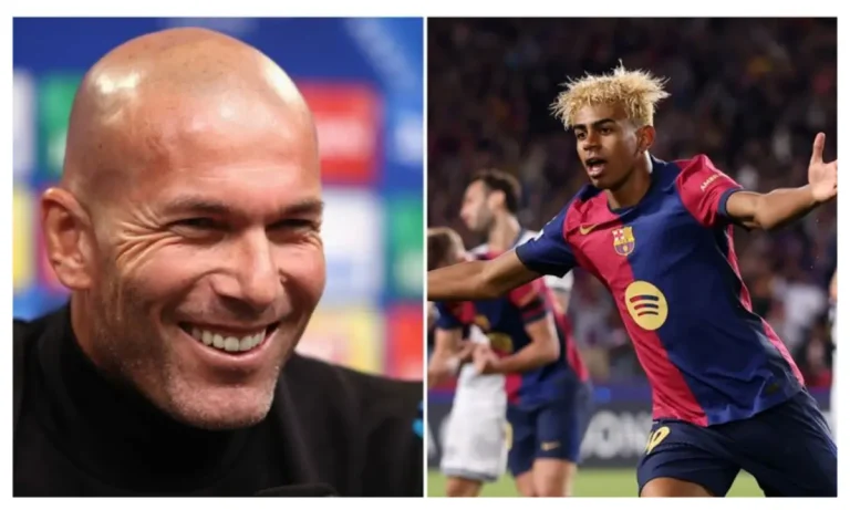 Yamal receives praise from Zidane, who states that he has never witnessed anything of the sort.