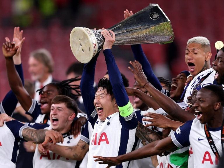 UEL final: Harry Kane and Mohamed Salah respond to Tottenham’s victory over Man United and trophy win