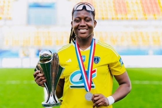 Chiamaka Nnadozie Festivities Following Her Victory in the Coupe de France Féminine