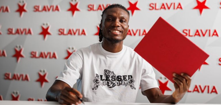 Ogbu contemplates new contract and first trophy with Slavia Prague