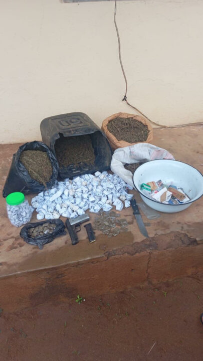A suspect in a gunfight at the Anambra festival is apprehended by police.