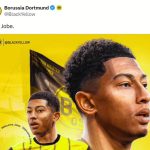 Borussia Dortmund announce Jobe Bellingham transfer.