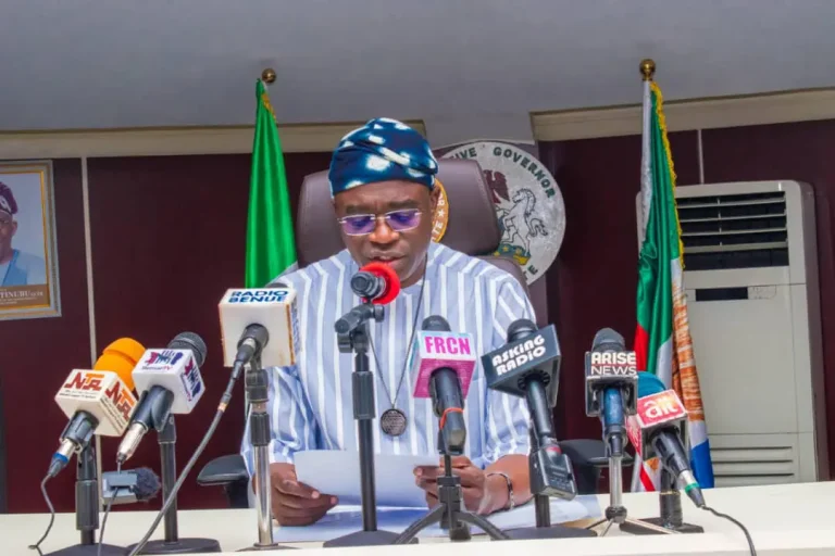 Insecurity: Governor Alia says, “We are ready to welcome Tinubu to Benue.”