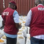 In Abia, the NDLEA apprehends 222 suspects and confiscates 1.09 million kg of illegal drugs.