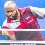 Aruna und Goda nehmen die Aktion beim WTT-Star-Contender wieder auf.