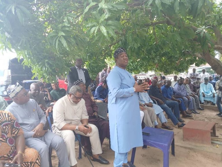 Prior to the inauguration of the ADC, former Benue Governor Suswam briefs PDP elders in Makurdi.