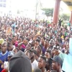 REVISED: As students demonstrate against renaming Poly Ibadan after the deceased Olunloyo, activities have come to a standstill