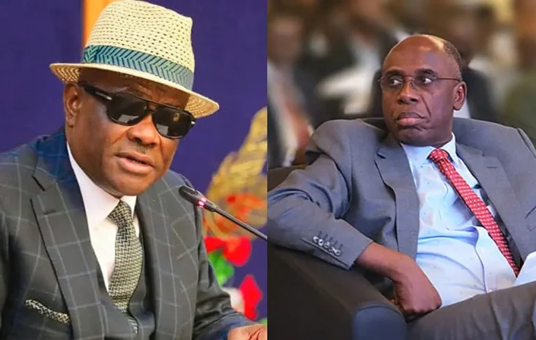 Wike challenges Amaechi on the demand for a Nigerian uprising, saying, “I will face you in Rivers.”