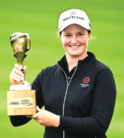 Woad, an English amateur, wins the Irish Open without receiving any cash.