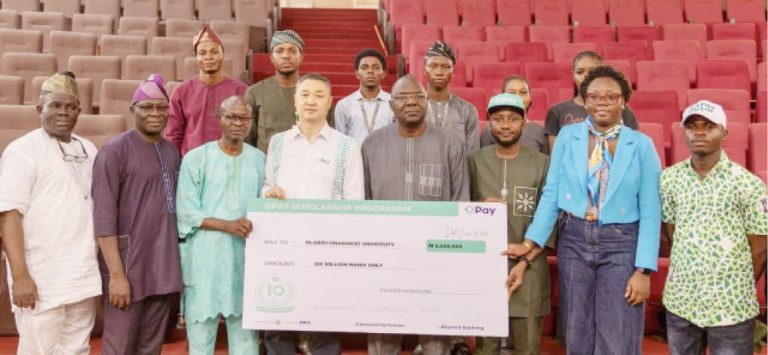 OPay’s N1.2 billion scholarship has 20 undergraduate students from OOU.