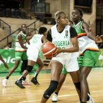 The First Lady congratulates D’Tigress for winning the AfroBasket.