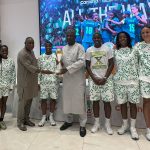 Super Falcons are hosted by Carloha at the Chery showroom.
