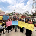 The Abia government names an acting leader and suspends the chairman of the Ariaria Market.
