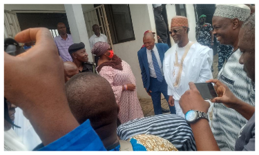 Olubadan and Oba Ladoja are visited in Ibadan by Atiku, El-Rufai, and Ayu.