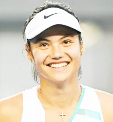 Raducanu’s blood pressure was measured in China.