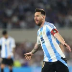ATHLETIC Messi breaks the previous record following Argentina’s most recent triumph.