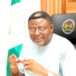 Governor Otu presents Miracle Usani, the WAFCON winner, with a N50 million land plot.