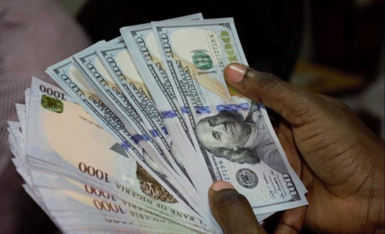 As reserves increase to $42.696 billion, the value of the naira rises to N1,465/$.