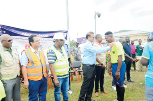With a football tournament, Dangote Cement Plant begins 2025 Sustainability Week.