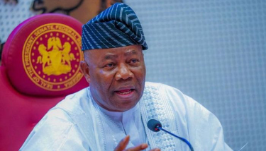 Shehu informs Nigerians living abroad that Akpabio is lying to them and that everything is bad at home.