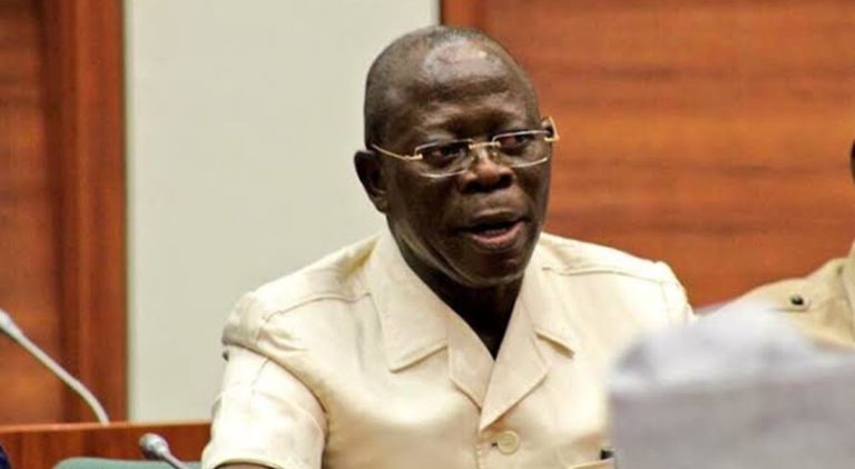 Oshiomhole asserts that operating the Dangote Refinery is a “God-given right” amid disputes with PENGASSAN.