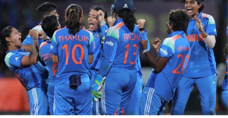 India’s thrilling victory over South Africa in the W Cup final makes cricket history.