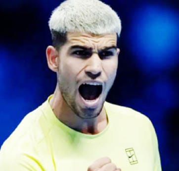 At the ATP Finals, Alcaraz is off to a winning start.
