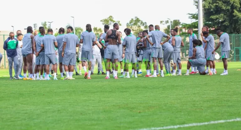 Super Eagles perform their first practice in Rabat for the 2026 WCQ playoffs.