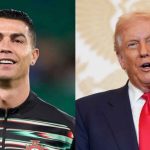 As he honors Cristiano Ronaldo at the White House, Trump declares, “My son is a big fan of yours.”