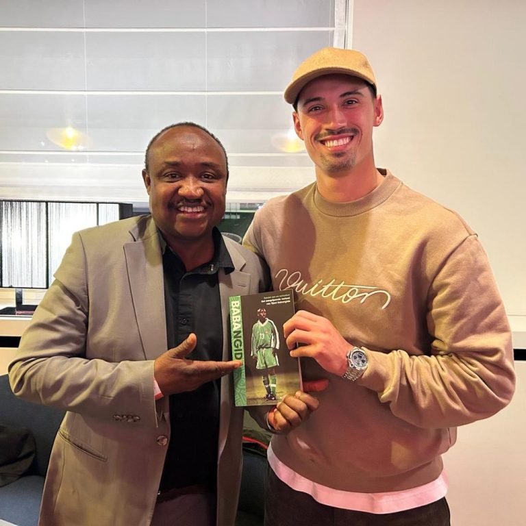 Sports Babangida encounters a Netherlands international who bears his name.