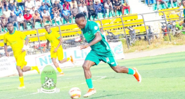 El-Kanemi Warriors are defeated by Nasarawa, who regain first place.