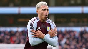Villa is propelled into the Premier League Top Four by Rogers’ double.
