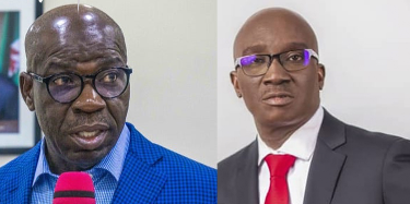 Obaseki mocks Okpebholo for allegedly owing N600 billion, saying it’s not true.