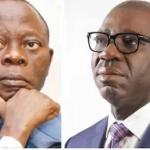 Oshiomhole accuses Obaseki of failing Edo miserably.