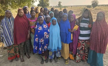 Parents of rescued schoolgirls are urged by Kebbi’s first lady to “don’t deny them education.”