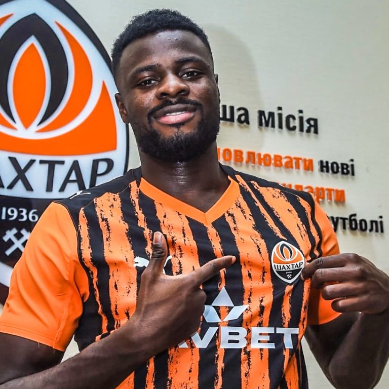 Nigerian midfielder signed by Ukrainian team Shakhtar Donestk