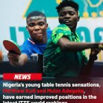 At a table tennis tournament, Adegoke and Kuti rekindle their rivalry.