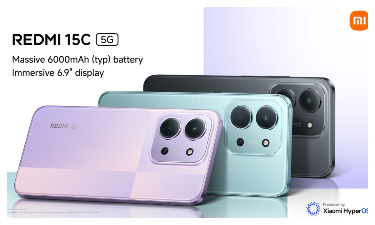 Introducing REDMI 15C 5G, Xiaomi’s new low-cost champion that will make 5G accessible to all.