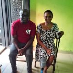 After losing a leg as a result of diabetes, a Cross River teacher asks for assistance.
